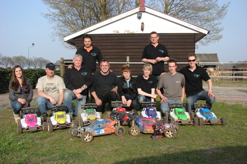 Von links nach rechts:  Melanie Visser - Brian Caldenhove - Gerard Koops - Patrick Schepens - Rinus Visser - Alexander Schmitt - kay Koops - Bert Koops - Nick Visser - Kristiaan la Gasse